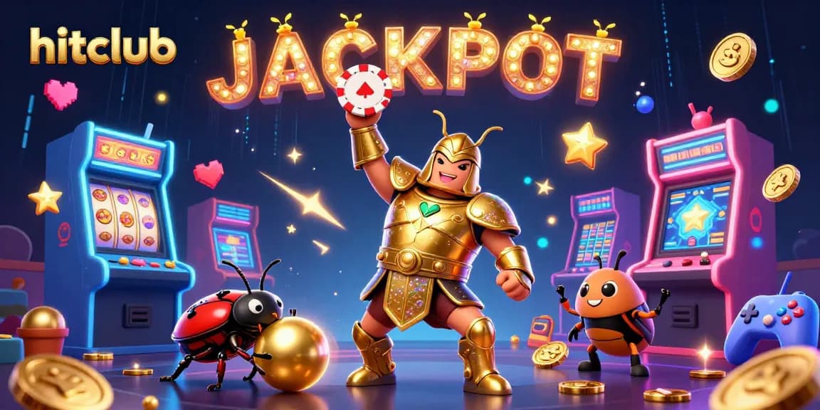 Experience hitclub's thrilling jackpot moments with an epic 3D casino adventure showcasing victory!