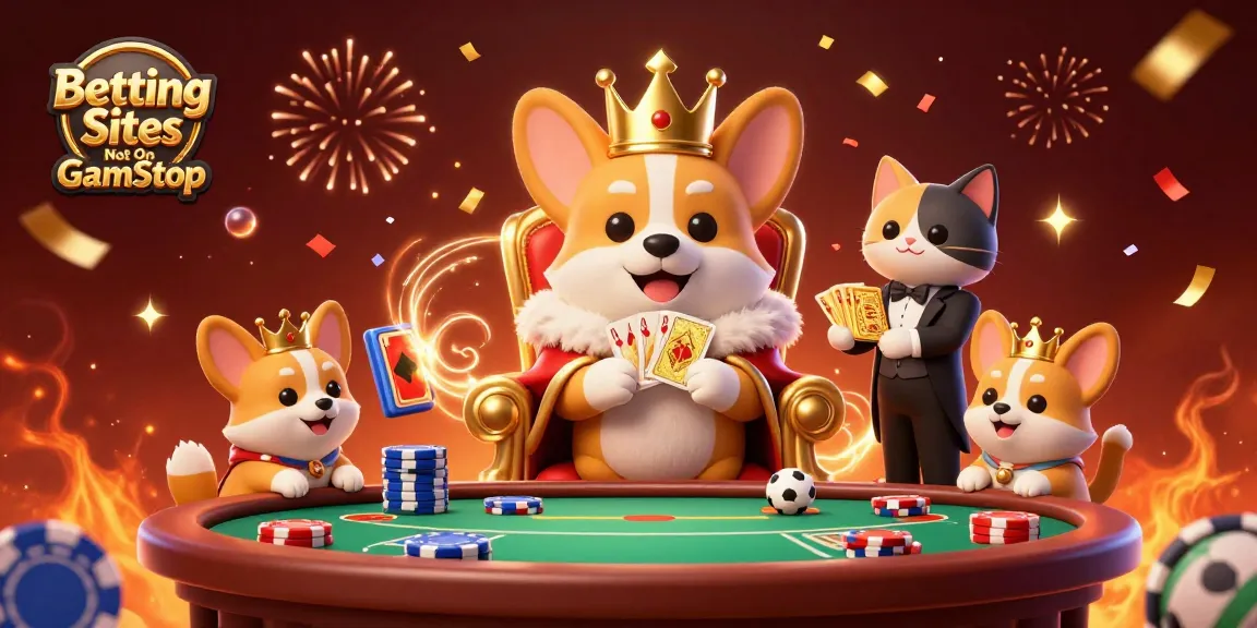 Experience Betting Sites Not On GamStop through entertaining 3D corgi characters, casino elements, and vibrant designs.