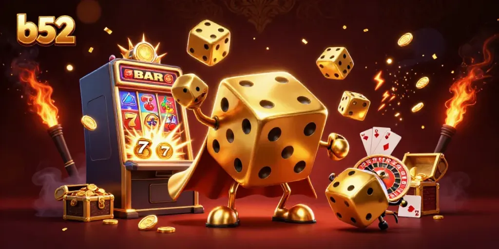 Experience thrilling gameplay at b52 with golden dice, jackpots, and casino excitement.