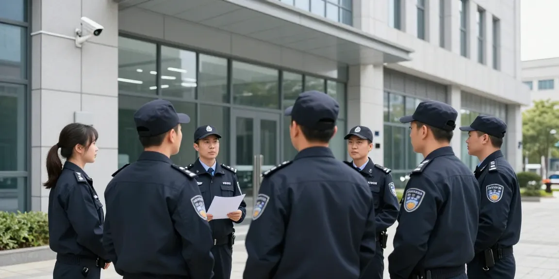 Corporate Security experts providing trusted protection services in a local office building.